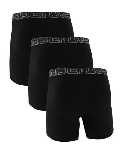 Under Armour Erkek Performans Pamuk 6 inç 3lü Paket Düz Boxer Külot Boxer Şort Erkek
