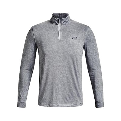 Under Armour Playoff 1/4 fermuarlı uzun kollu tişört Warmup Tops Erkek