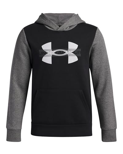 Under Armour Rival Fleece Colorblock Graphic Hoodie (Big Kids) Kapüşonlu Sweatshirt Erkek çocuk