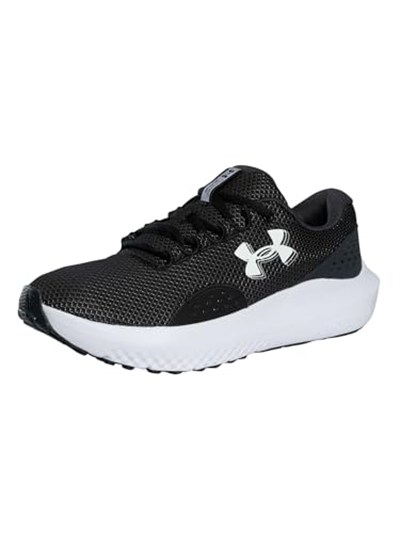 Under Armour UA Charged Surge 4 Erkek Koşu Ayakkabısı Black/Anthracite/White 42.5