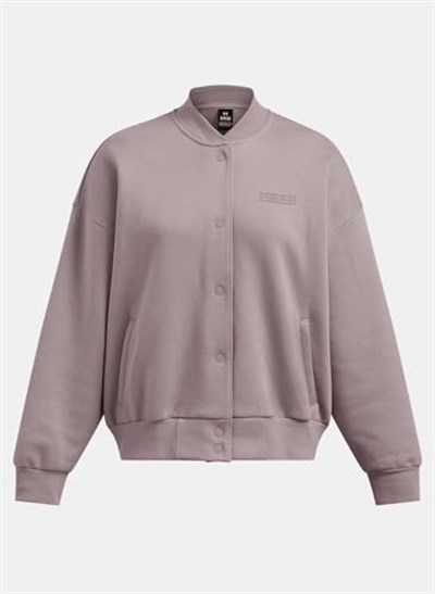 Under Armour UA Icon Flc Varsity Jkt Mont Kadın