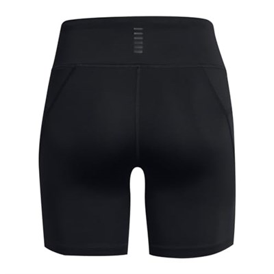 Under Armour UA Launch 6in Short Kadın Şort Black/Black/Reflective