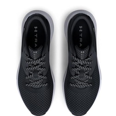 Under Armour UA W Charged Aurora 2 Kadın Spor Ayakkabı, Siyah (001)/Metalik Sıcak Gümüş 36.5 EU