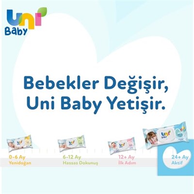 Uni Baby Aktif Simple Clean 3x52li Islak Mendil - Seçenekler: 3*52 Yaprak, 3*52 Yaprak (2 paketi)