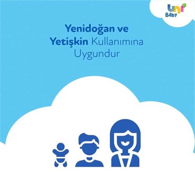 Uni Baby Vücut Temizleme Havlusu XXL 50 Yaprak - Seçenekler: 1 Adet, 1 Adet (2 paketi)