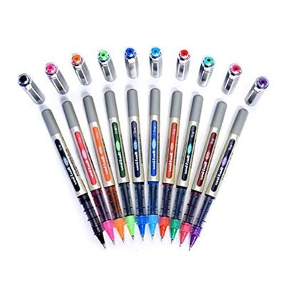 uni-ball EYE UB-157 tükenmez kalem 0,7 mm bilya [10lu paket] Her renkten bir adet