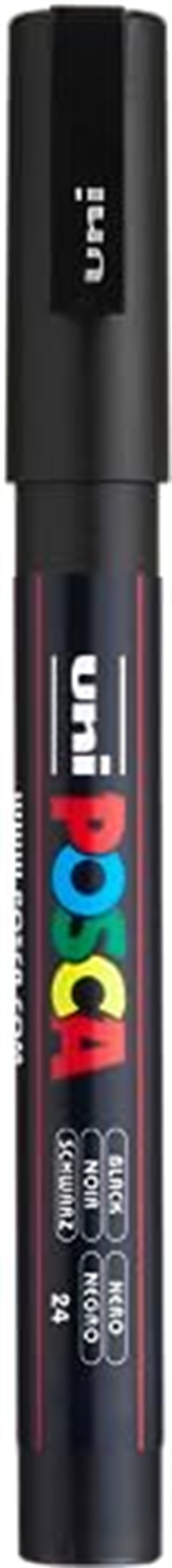Uni-Ball Pc-3M Su Bazlı Poster Markörü, Siyah