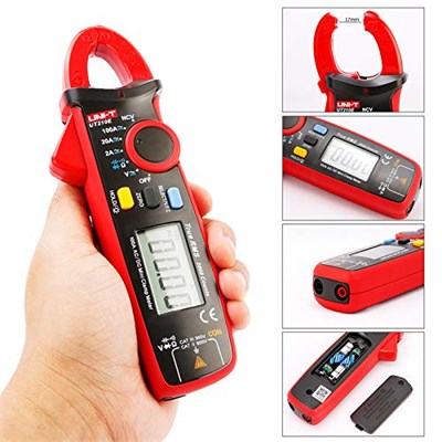 UNI-T UT210E Mini Dijital Kıskaç Ölçer Elde Taşınabilir Efekt Değeri AC/DC Direnç Kapasitesi Kontrol Cihazı