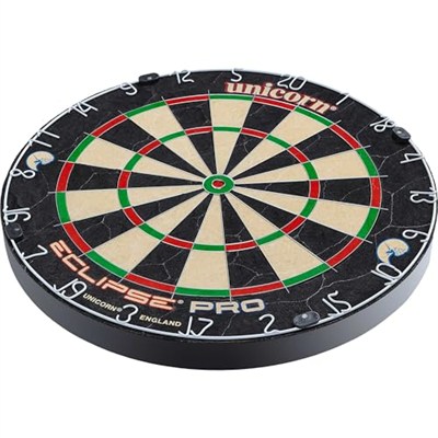 Unicorn Eclipse Pro, Professional Bristle Dartboard with Competition Quality Sisal, Spider and Number Ring, Professional Dart Board for Adults