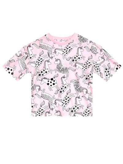 Unicorn Gang Kız Çocuk T-Shirt Şort Takım
