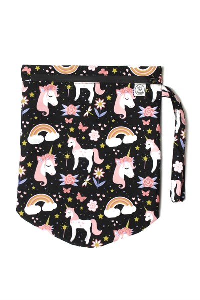 Unicorn ve Gökkuşağı Desenli Çanta
