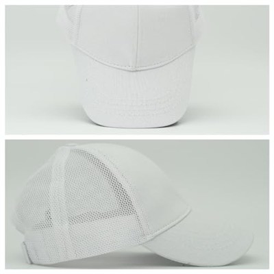 Unisex Ayarlanabilir Beyaz Fileli Spor Basic Şapka