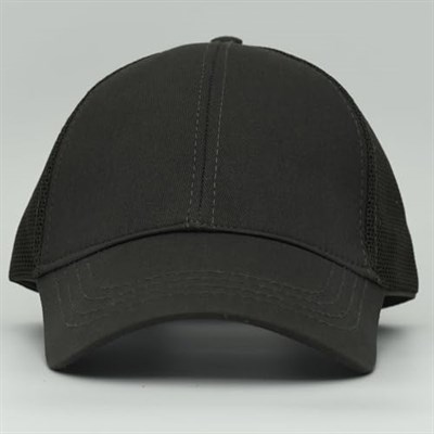 Unisex Ayarlanabilir Haki Fileli Spor Basic Şapka