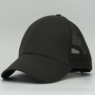 Unisex Ayarlanabilir Haki Fileli Spor Basic Şapka