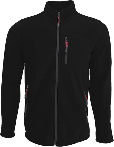Unisex Polar Standart Tam Fermuarlı 3 Cepli Polar Hırka