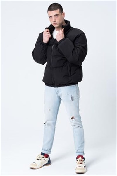 Unisex Yağmur ve Rüzgar Geçirmez Bomber Oversize Mont | Su İtici, Fermuarlı, Astarlı, Lastikli Bel - Zeno-01