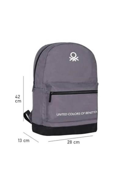 United Colors of Benetton Casual Sırt Çantası 70417 Gri