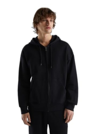 United Colors of Benetton Ceket C/Şapka M/L 3j68u5001Kapüşonsuz sweatshirtErkek