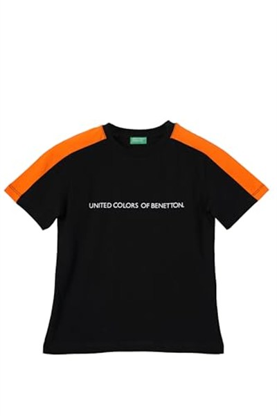 United Colors Of Benetton Erkek Çocuk Şort BNT-B21358 Siyah 10-11 Yaş
