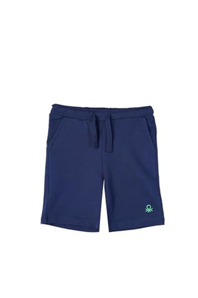 United Colors of Benetton Erkek Çocuk Şort BNT-B238-R LACİVERT 7-8 Yaş