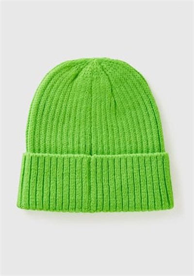 United Colors of Benetton Erkek Çocuk Neon Yeşil HAT