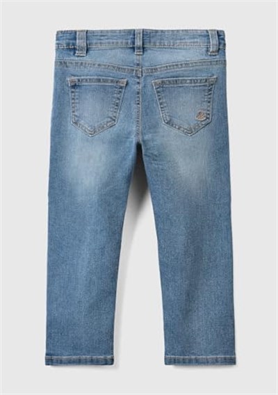 United Colors of Benetton Erkek Çocuk 5 Cepli Eco-Recycle Slim Fit Denim Pantolon