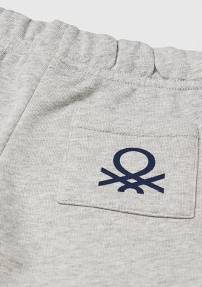 United Colors of Benetton Erkek Çocuk Benetton Logo Bermuda Sweat Şort