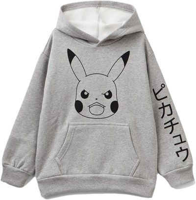 United Colors of Benetton Erkek Çocuk Pokemon Baskılı Önü Cepli Sweatshirt Sweatshirt