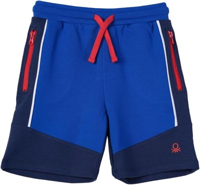 United Colors Of Benetton Erkek Çocuk Şort BNT-B21344 Saks Mavisi 4-5 Yaş