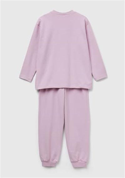 United Colors Of Benetton Erkek Çocuk Logolu Düz Renk Pijama Takımı - Seçenekler: 7-8 Yıl, 18-24 Ay