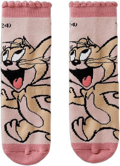 United Colors of Benetton Erkek Çocuk Tom ve Jerry Baskılı Uzun Soket Çorap, 624A6AO30703I