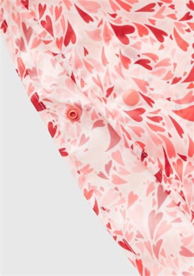 United Colors of Benetton Erkek Çocuk Pembe Mix Panço Yağmurluk