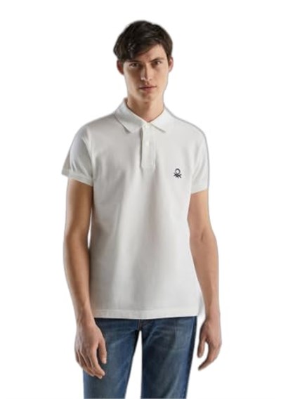 United Colors of Benetton Erkek Slim Fit Kısa Kollu Polo Tshirt