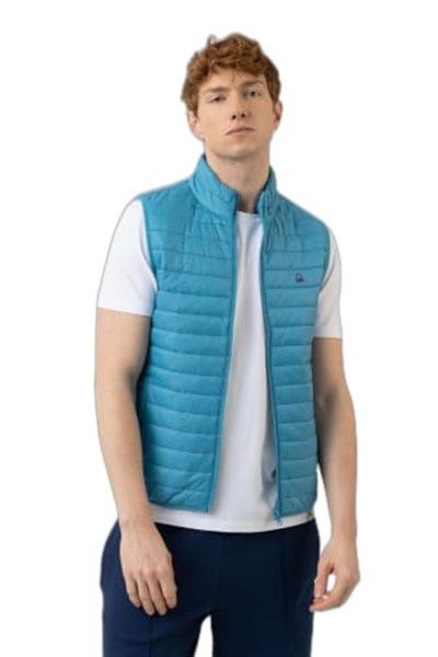 United Colors Of Benetton Erkek Yelek 2V7EUJ005 MAVİ S