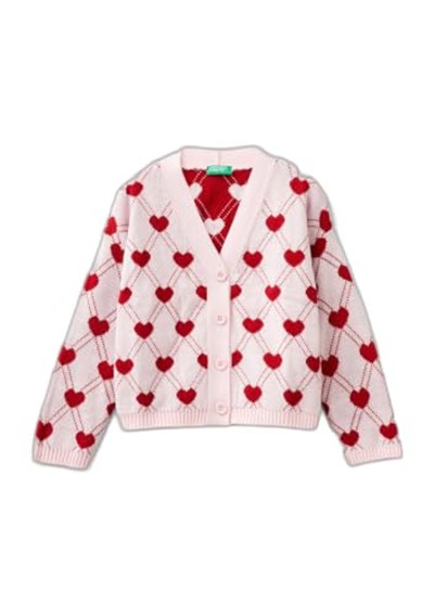 United Colors Of Benetton Kadın / Kız V-yaka Sweater Uzun Kollu Tyc8198ad8abd4eb03
