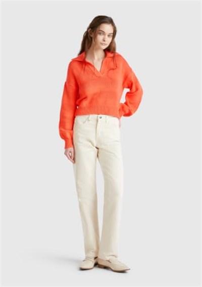 United Colors Of Benetton Kadın Uzun Kollu Moda > Kadın > Kıyafet > Triko > Kazak 125p1898d3015