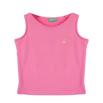 United Colors Of Benetton Kız Çocuk Atlet BNT-G21279 PEMBE 13-14 Yaş