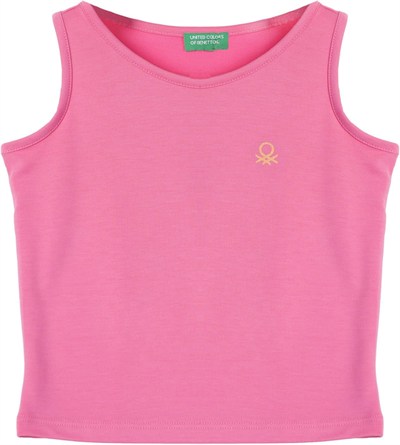 United Colors Of Benetton Kız Çocuk Atlet BNT-G21279 PEMBE 4-5 Yaş