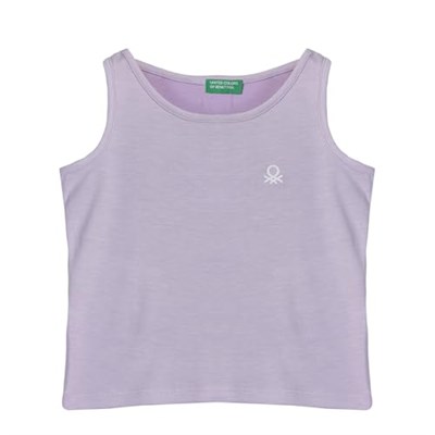 United Colors Of Benetton Kız Çocuk Atlet BNT-G21279 Lila 8-9 Yaş