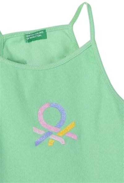 United Colors Of Benetton Kız Çocuk Atlet BNT-G21290 MİNT 10-11 Yaş