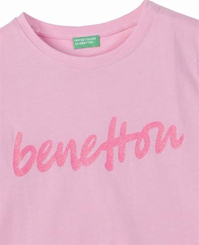 United Colors Of Benetton Kız Çocuk Atlet BNT-G21262 PEMBE 8-9 Yaş