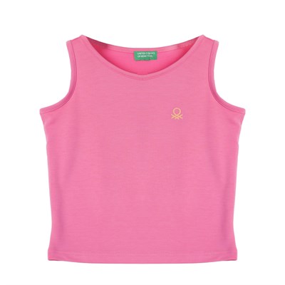 United Colors Of Benetton Kız Çocuk Atlet BNT-G21279 PEMBE 7-8 Yaş