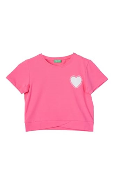 United Colors Of Benetton Kız Çocuk BNT-G21266 FUŞYA 4-5 Yaş