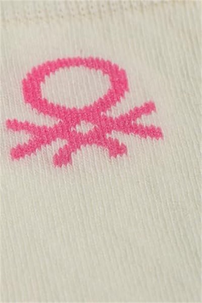 United Colors Of Benetton Kız Çocuk Çorap BNT-G24071 Beyaz 25-30