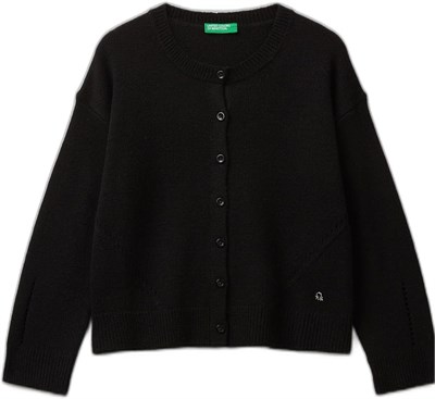 United Colors of Benetton Kız Çocuk Hırka, 225A126WC500X - Seçenekler: 6-7 Yıl, 7-8 Yıl, 8-9 Yıl, 10-11 Yıl