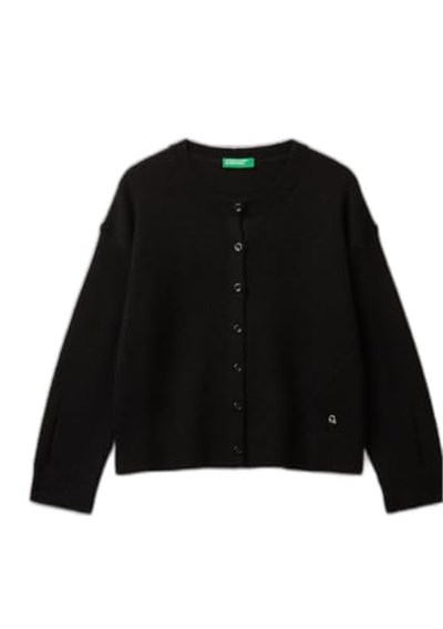 United Colors of Benetton Kız Çocuk Hırka, 225A126WC500X - Seçenekler: 6-7 Yıl, 7-8 Yıl, 8-9 Yıl, 10-11 Yıl