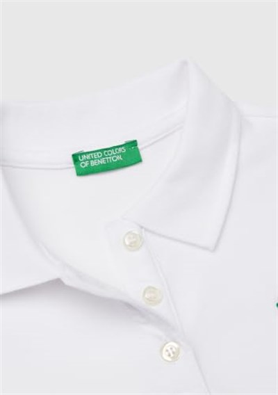 United Colors of Benetton Kız Çocuk Logolu Pike Polo T-Shirt