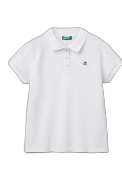 United Colors of Benetton Kız Çocuk Logolu Pike Polo T-Shirt