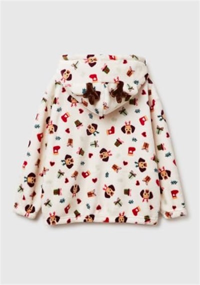United Colors of Benetton Kız Çocuk Sabahlık, 625A6FK81800W - Seçenekler: 6-7 Yıl, 11-12 Yıl