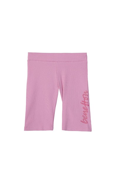 United Colors Of Benetton Kız Çocuk Tayt BNT-G21256 PEMBE 8-9 Yaş